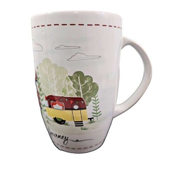 Conventry Retro Camper “It’s all about the journey” 18 Oz Porcelain Mug - "S" - Picture 5 of 16